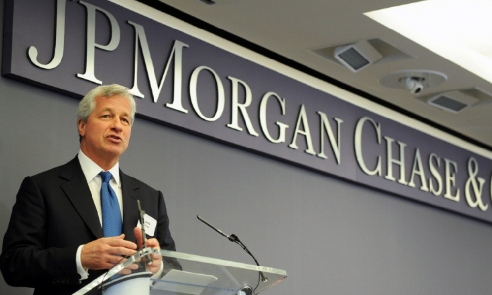 Even though JPMorgan's fourth-quarter profit beat expectations, the stock is down 3%